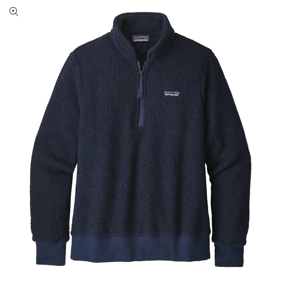 Patagonia Woolyester Fleece Pullover 1/4 Zip Wool Blend 
Size Small